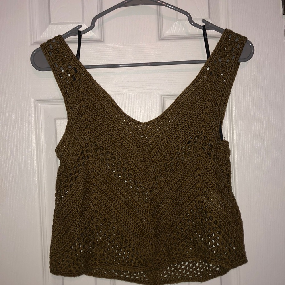 Crotchet-Knit crop top